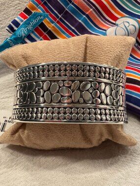 Brighton Pebble Double Hinged Bangle NWT